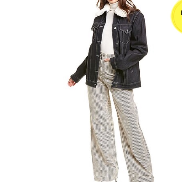 WeWoreWhat Boyfriend Jacket With Faux Fur - Picture 8 of 8